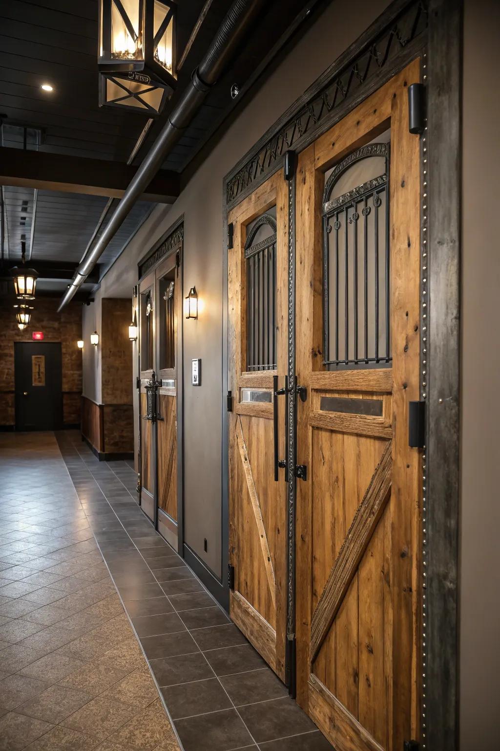 A perfect blend of rustic and modern styles.