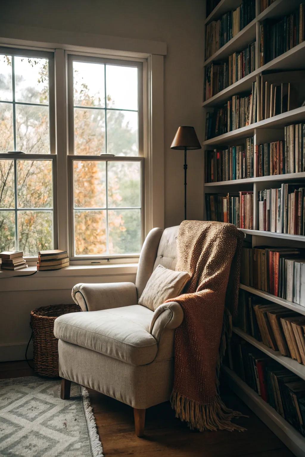 A perfect spot to relax and enjoy a summer read.