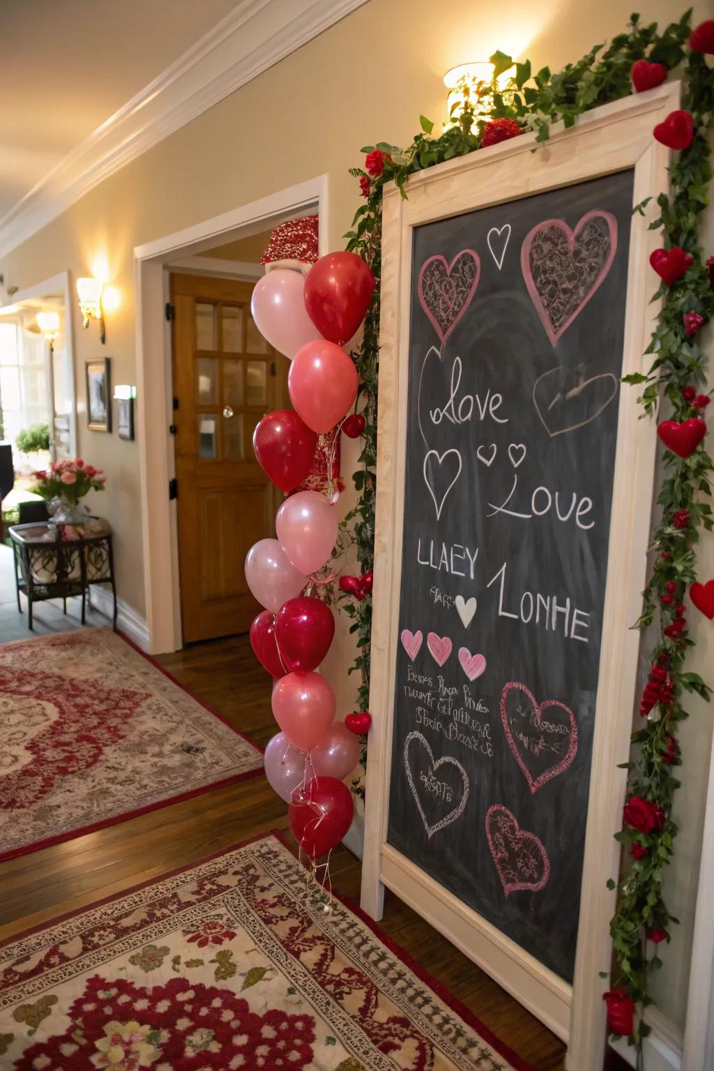 Spread Valentine's cheer with holiday elements.