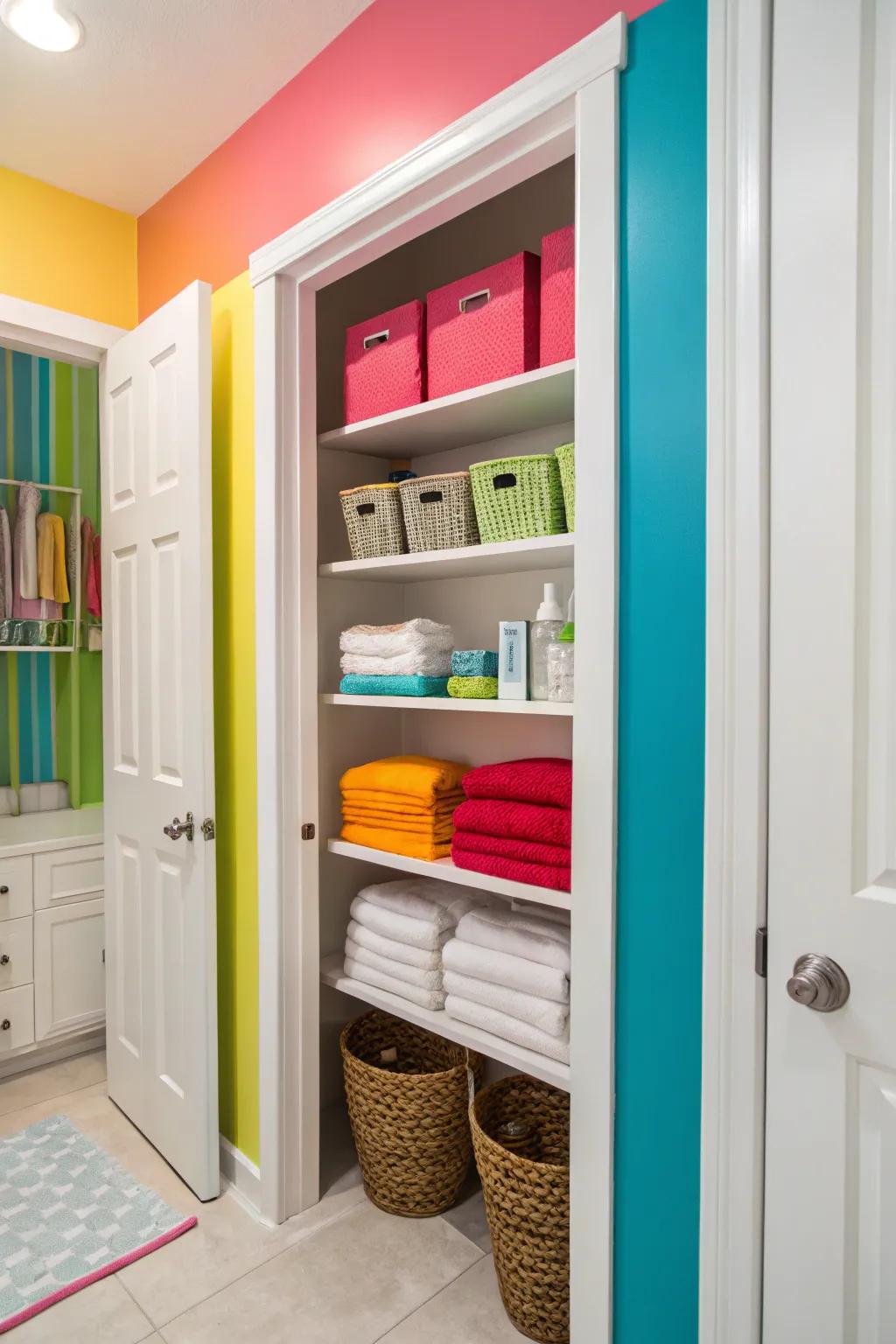 Brighten your space with a splash of color.