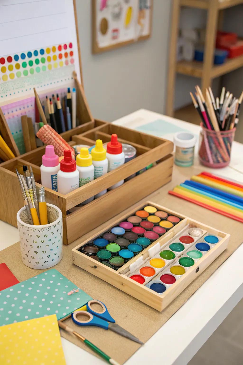 Unleash creativity with a fun art and craft birthday party.