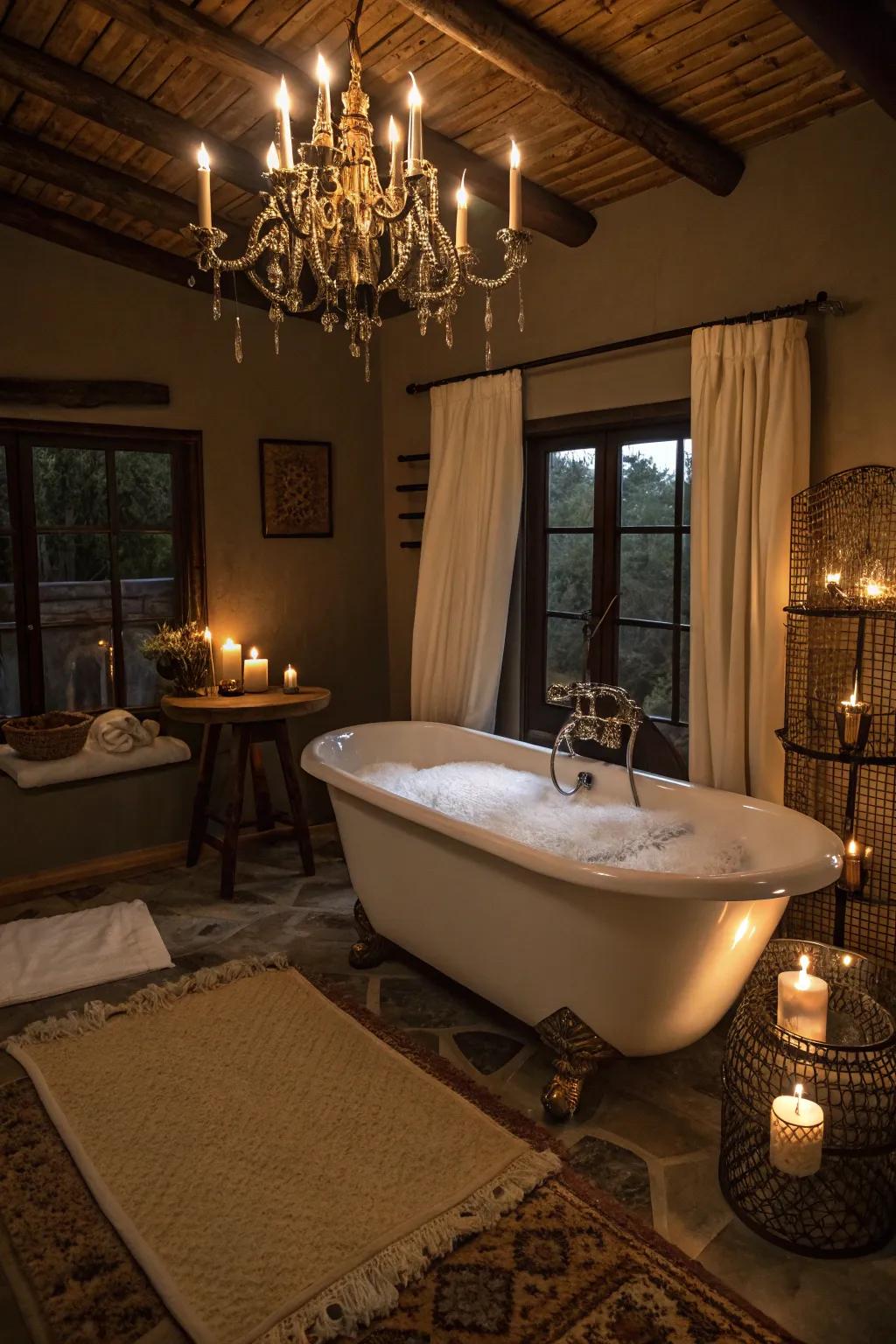 A spa-inspired sanctuary where relaxation is paramount.