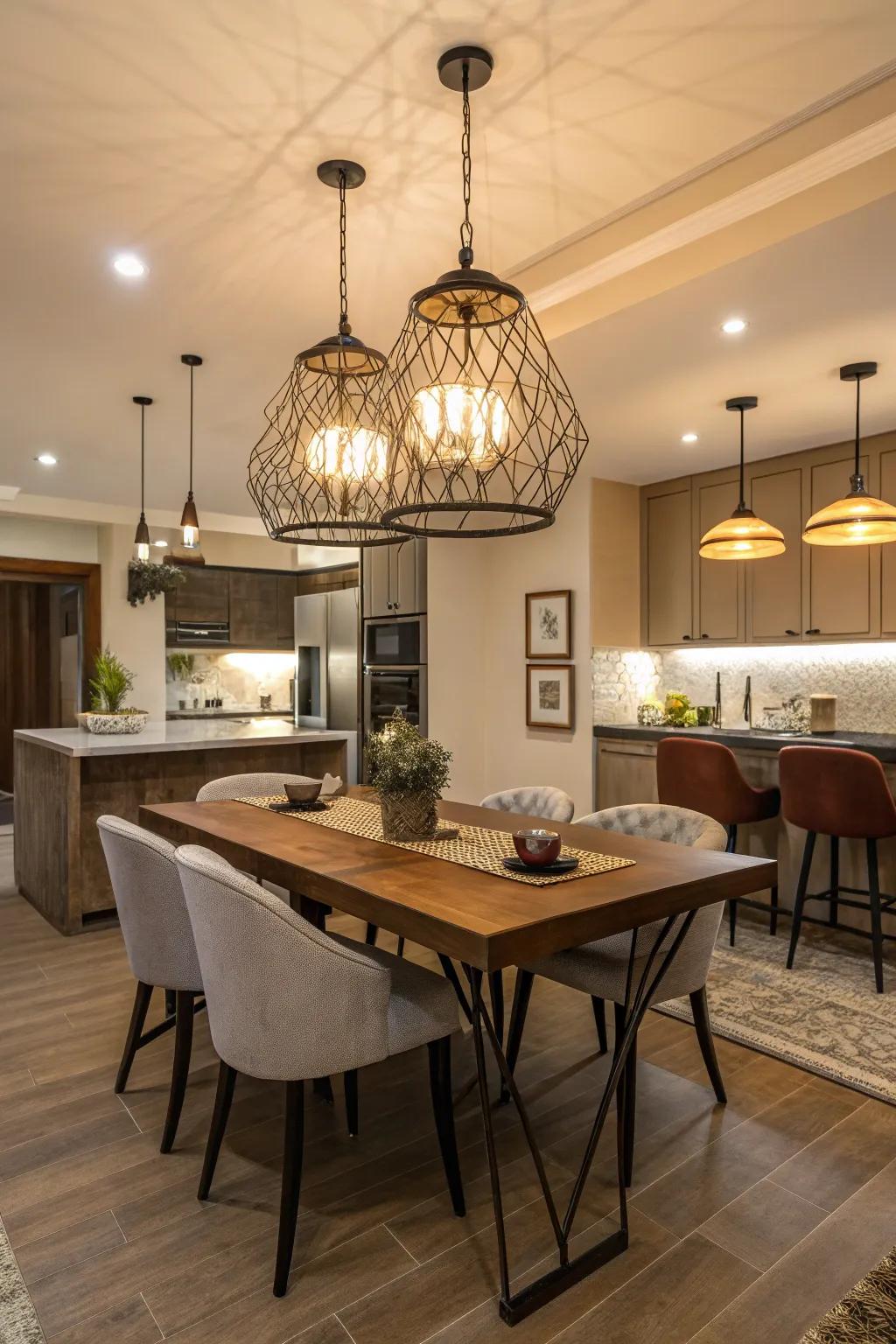 Pendant lights that add both style and light.