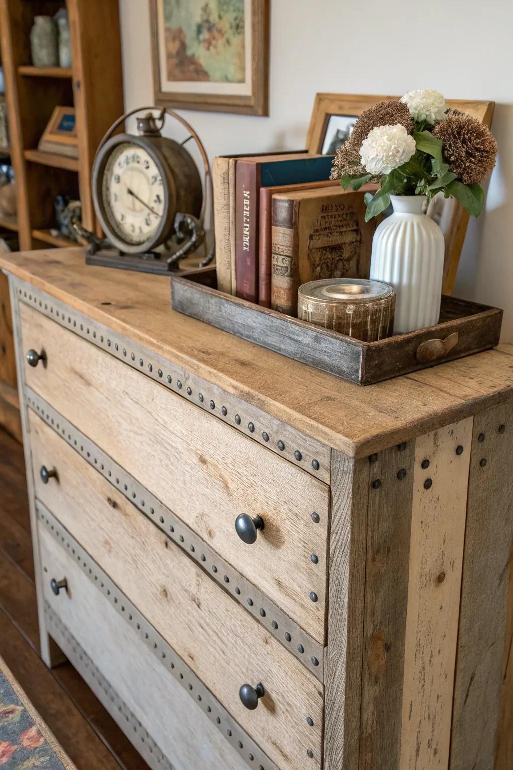 Rustic touches add warmth and character.