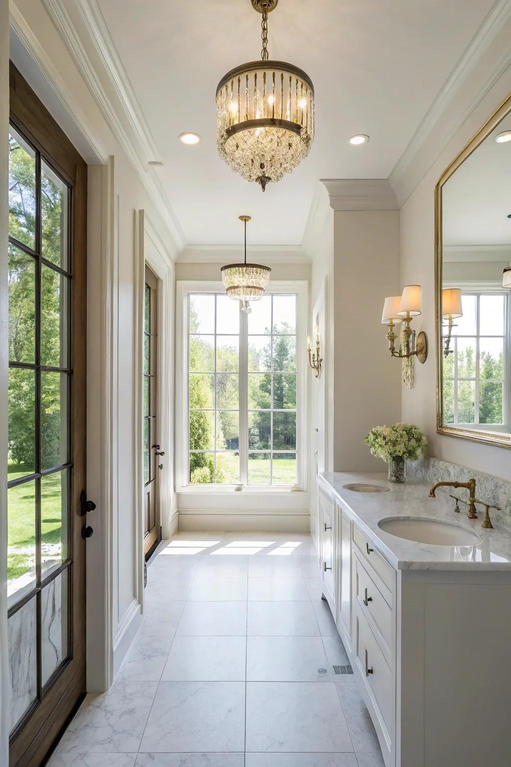 A well-lit space feels more welcoming and open.