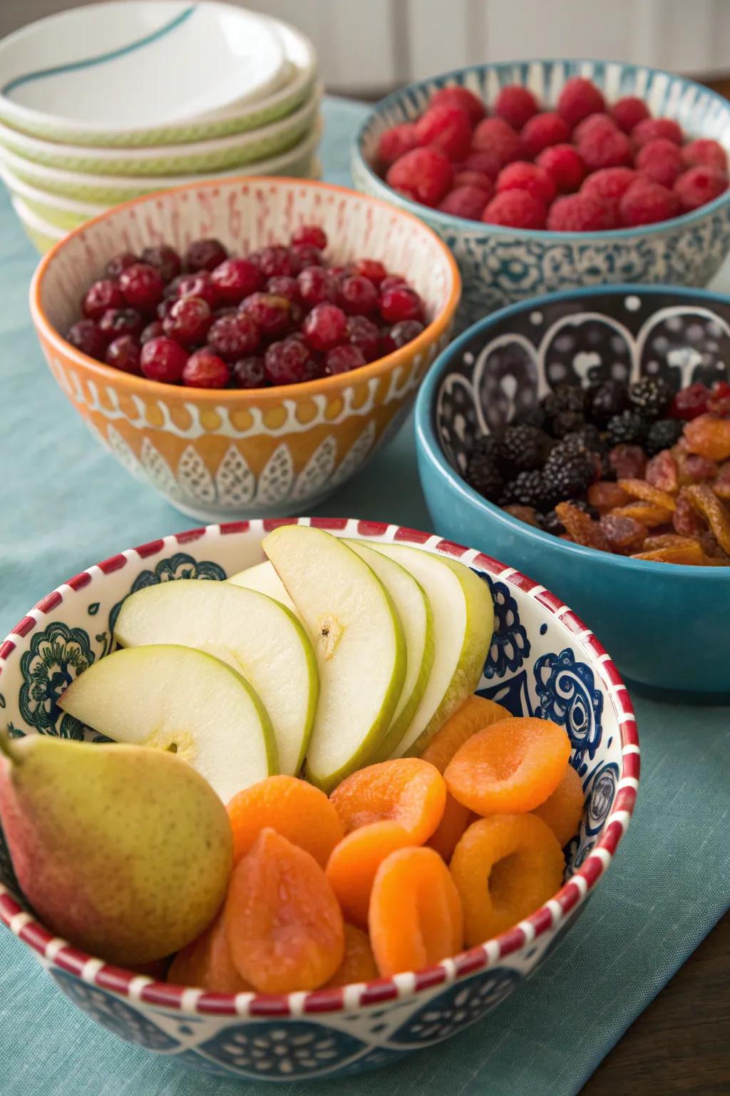 Fruits to add a sweet touch to your salad.