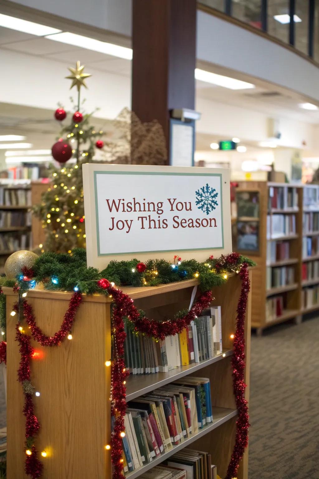 Enrich your displays with meaningful seasonal quotes.