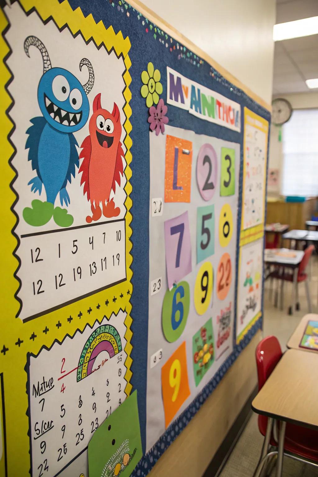A math-focused monster board that merges education with entertainment.