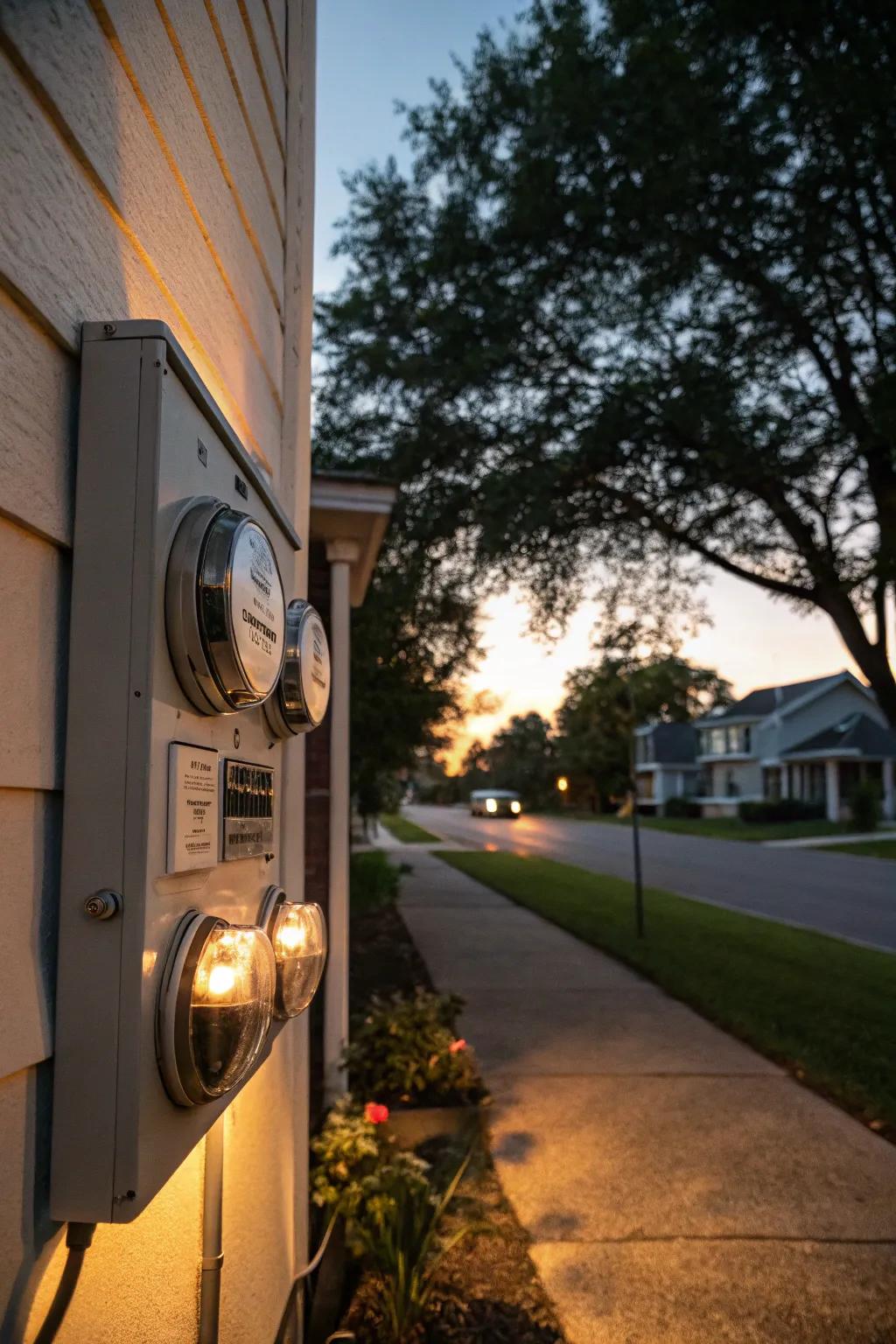 Illuminated covers bring a magical touch to your garden at night.