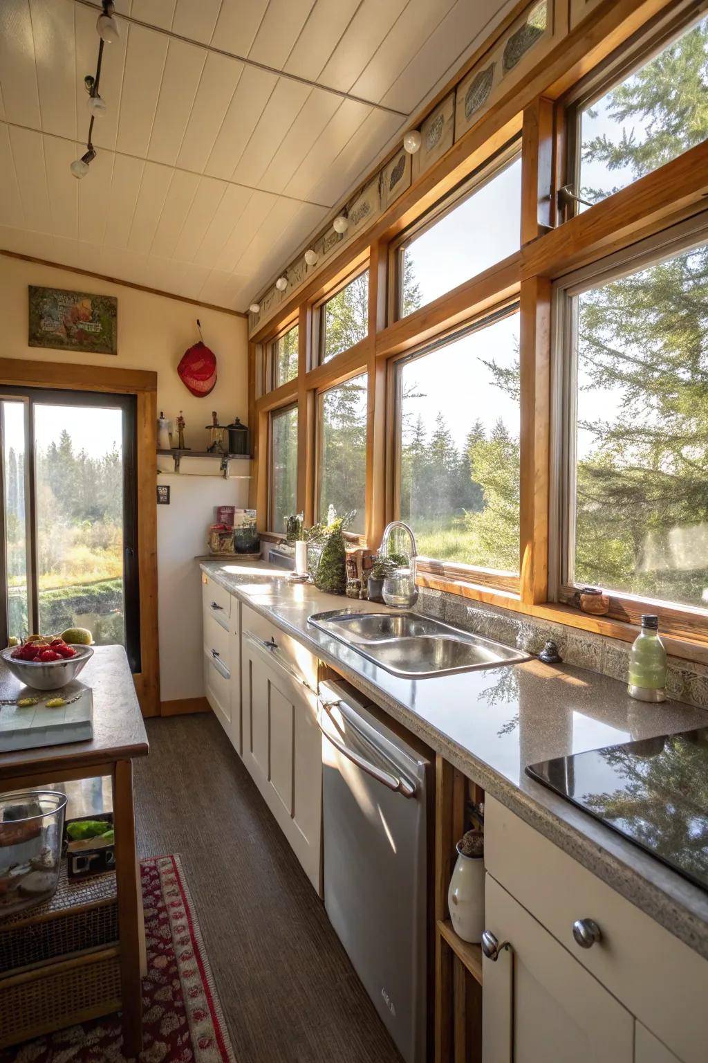 Natural light can transform the ambiance of your kitchen.