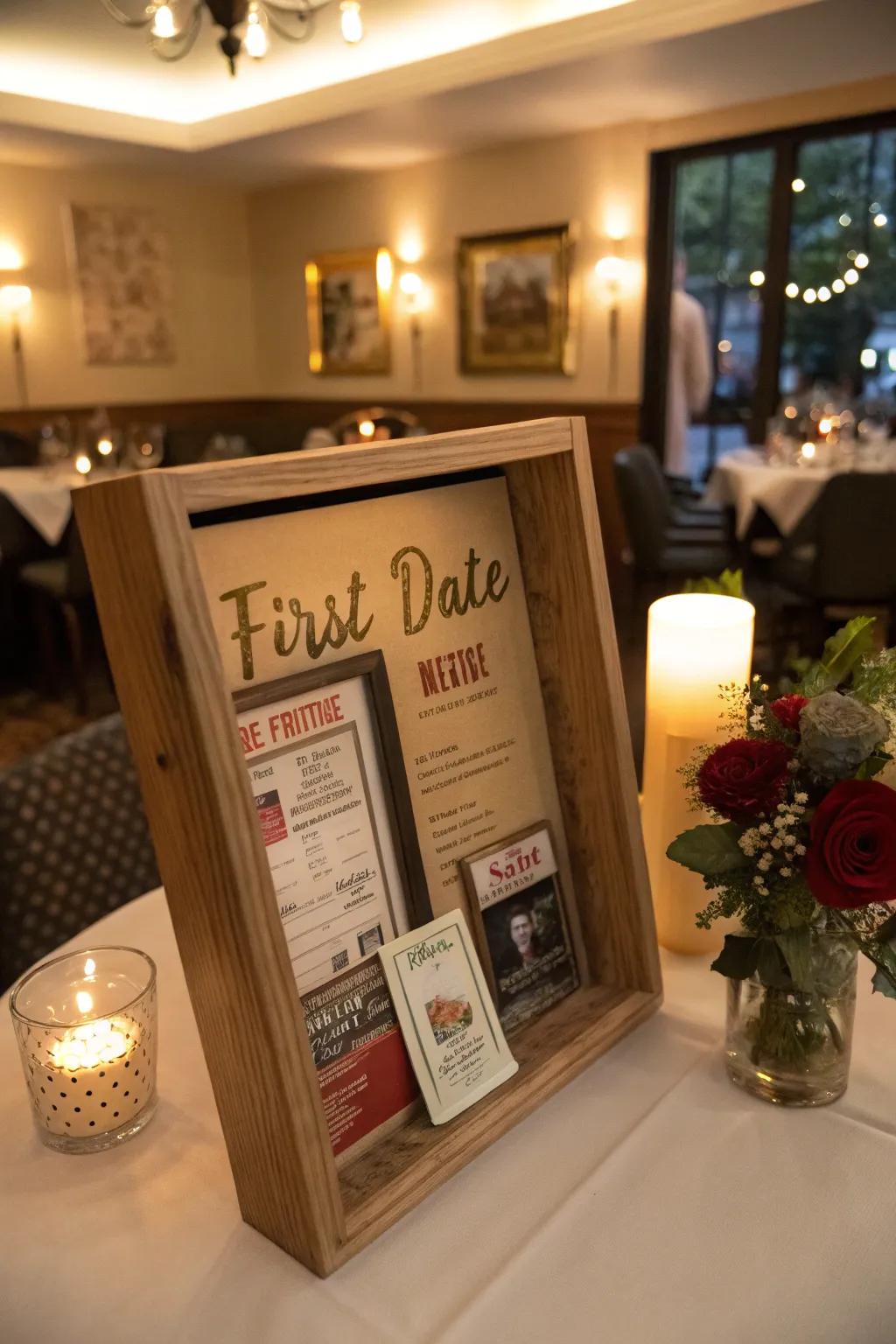 Celebrate the start of your love story with first date treasures.