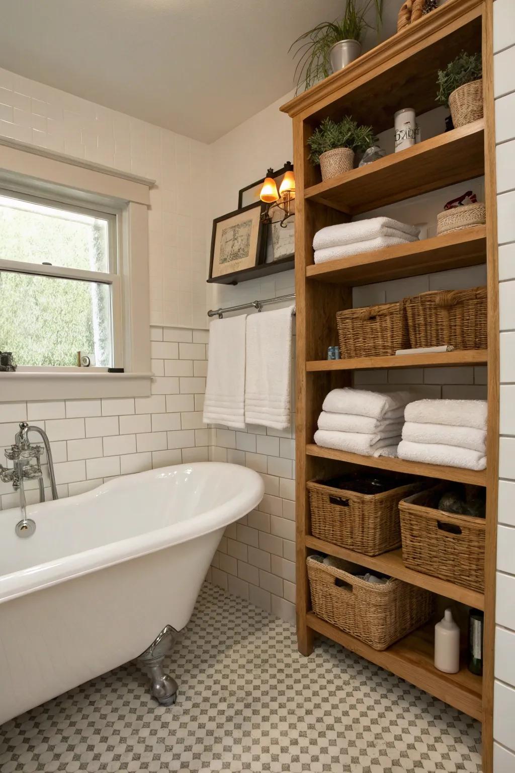 A small bathroom that proves luxury doesn't require a large footprint.