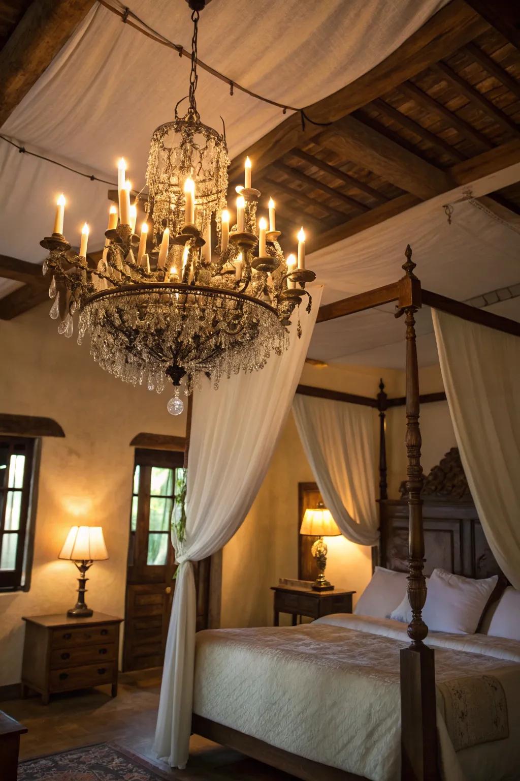 Soft lighting creates a cozy, inviting glow.