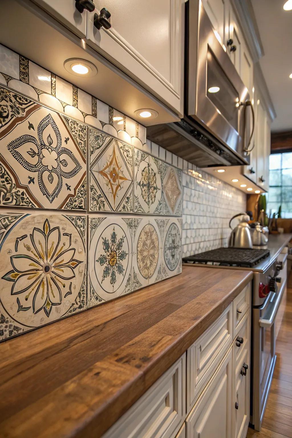 Custom tiles bring a personal touch to your home.