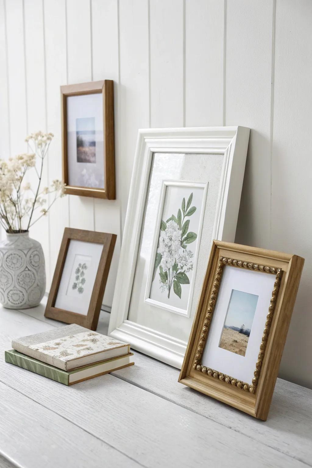 Minimalistic frame designs create a calm and focused atmosphere.