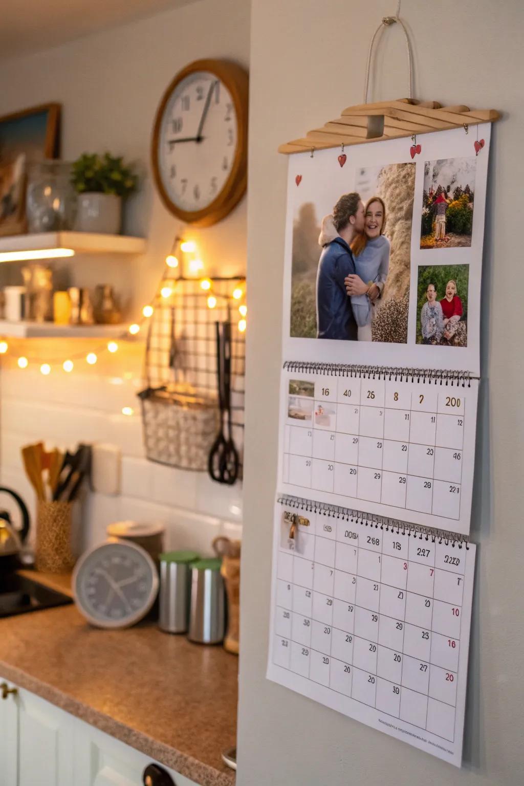 Cherish memories year-round with a personalized family photo calendar.