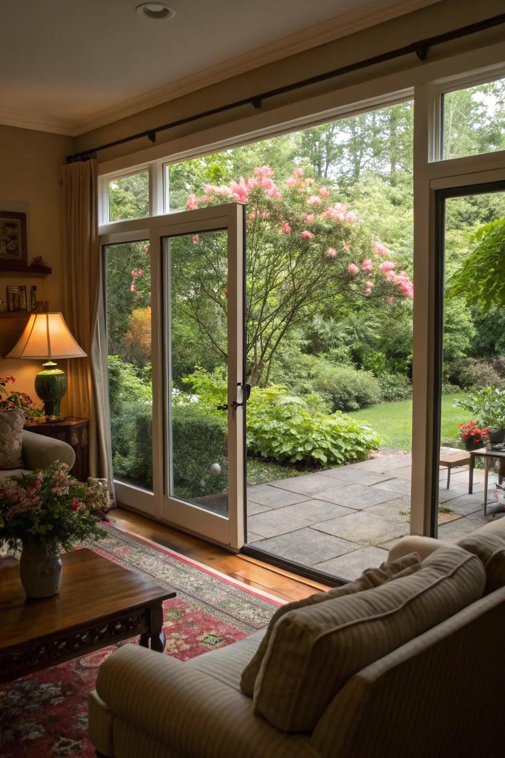 Seamless indoor-outdoor flow enhances openness.