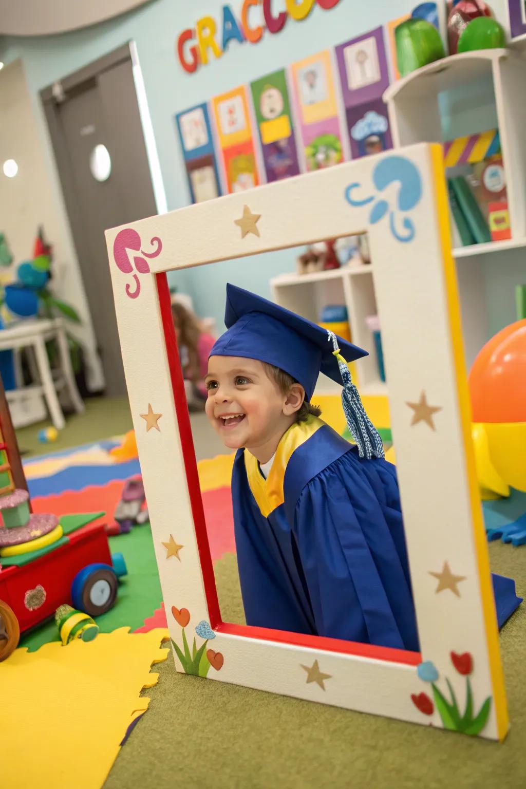 Celebrate young graduates with cheerful, vibrant frames.