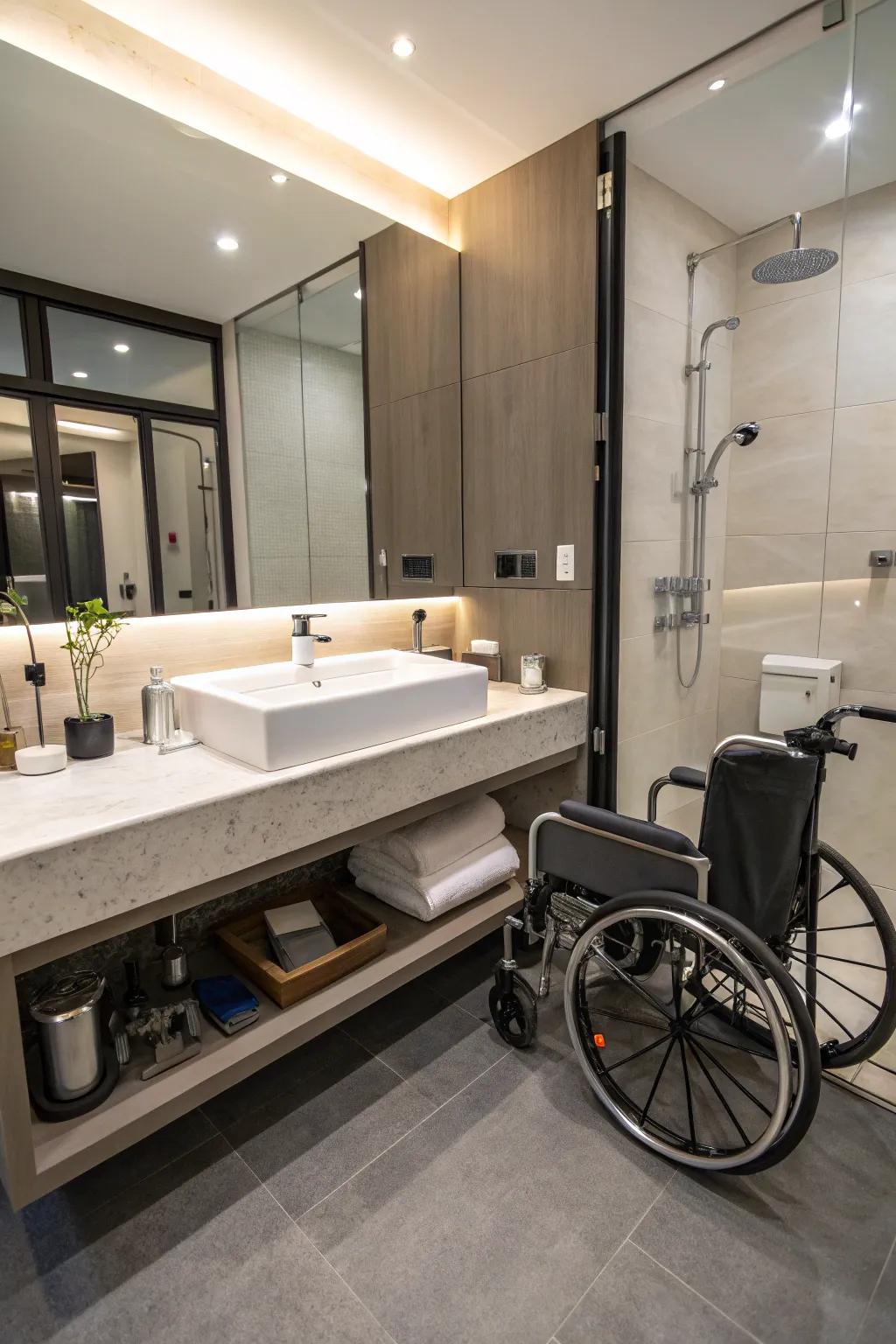 Accessible sink designs that don't compromise on style.