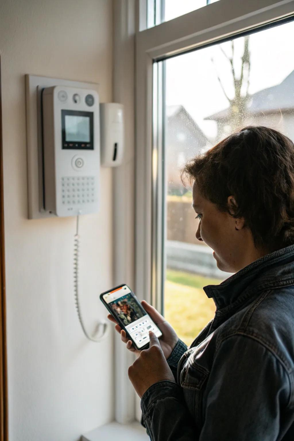 Mobile connectivity keeps you connected to your home intercom anywhere.