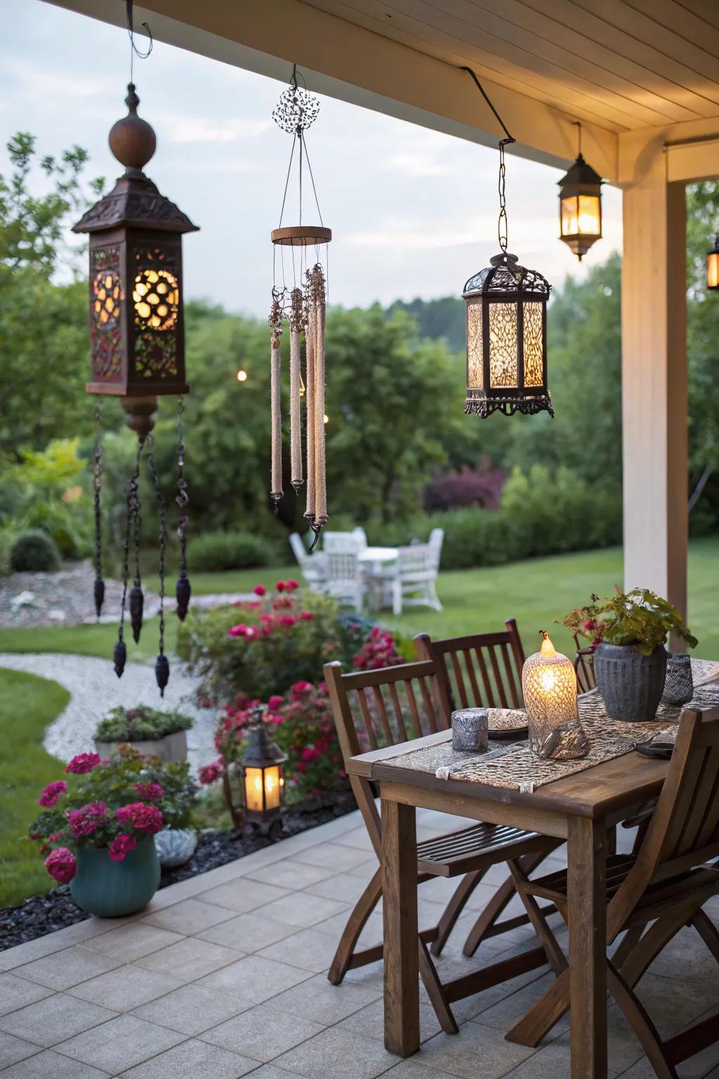 Personal touches that make the patio uniquely yours.