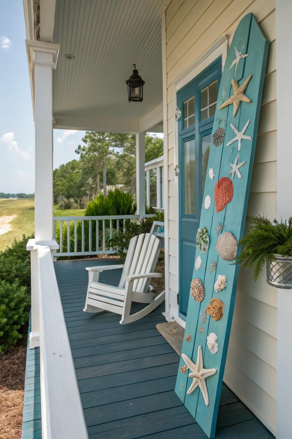 Playful themes bring personality to your porch.