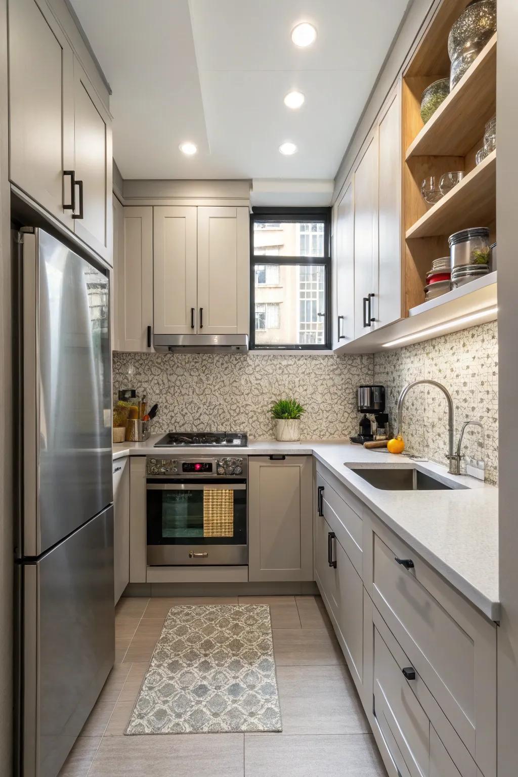 Optimize your kitchen space with a smart layout.