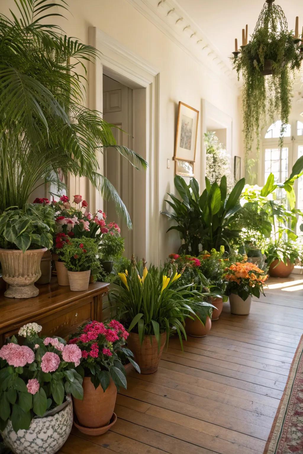 Bringing a touch of nature into a Southern-inspired room.