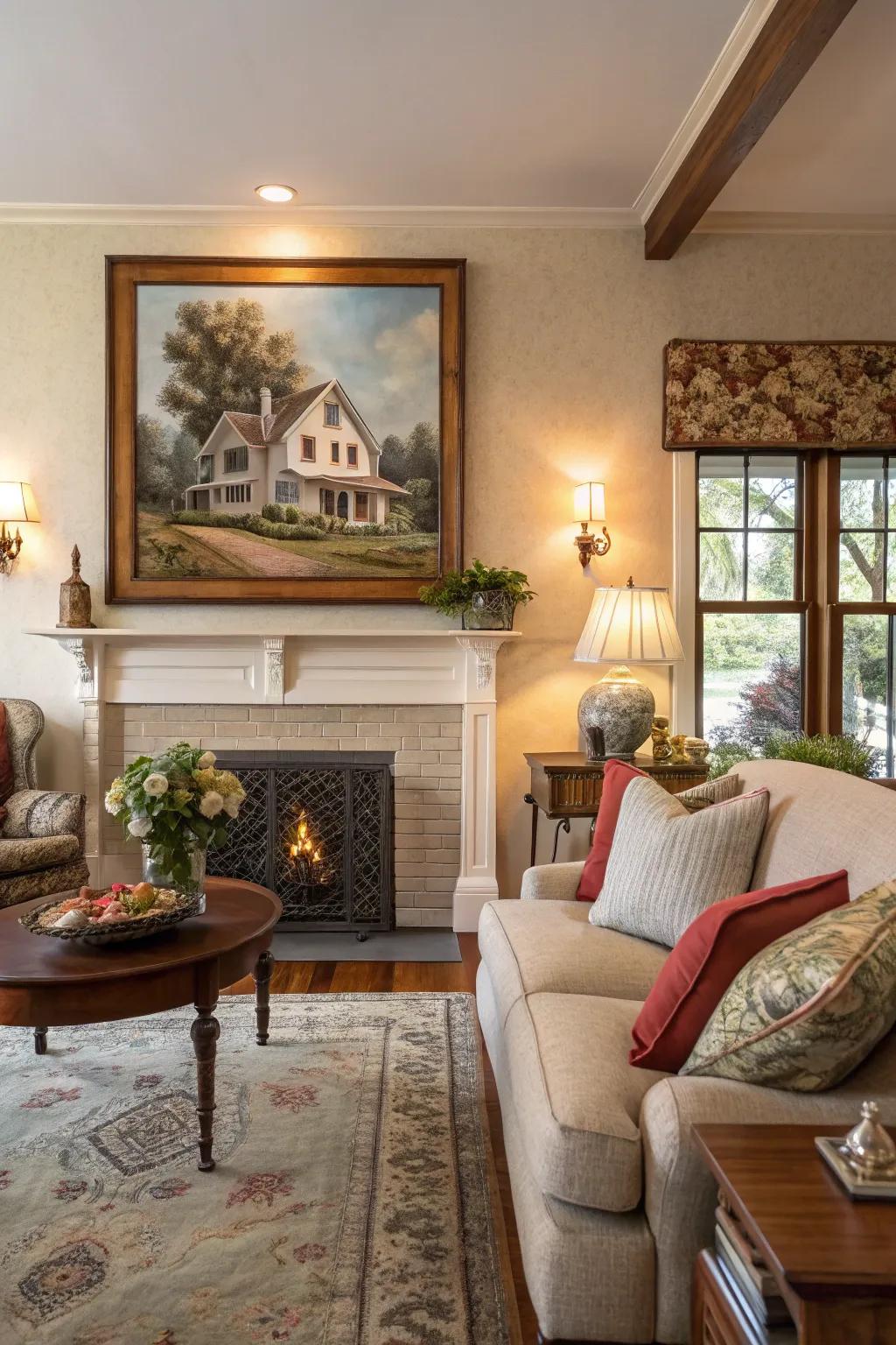 A stunning home portrait celebrating your shared space.