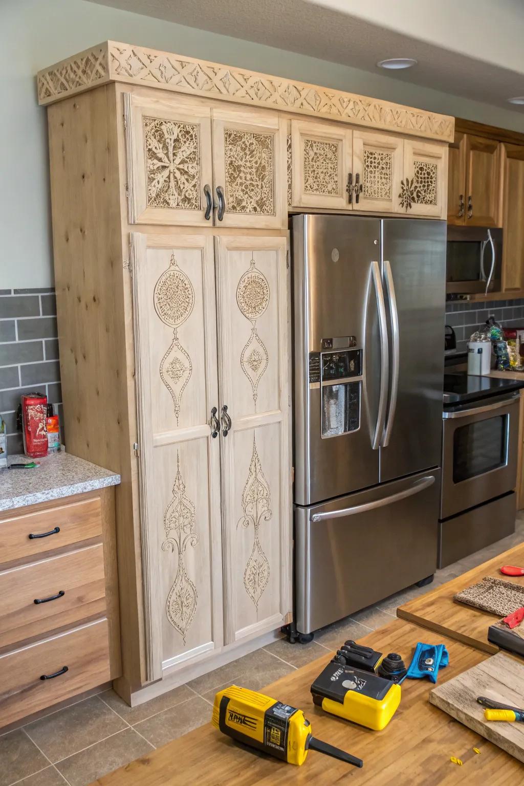 A DIY cabinet project allows for personalized and cost-effective solutions.