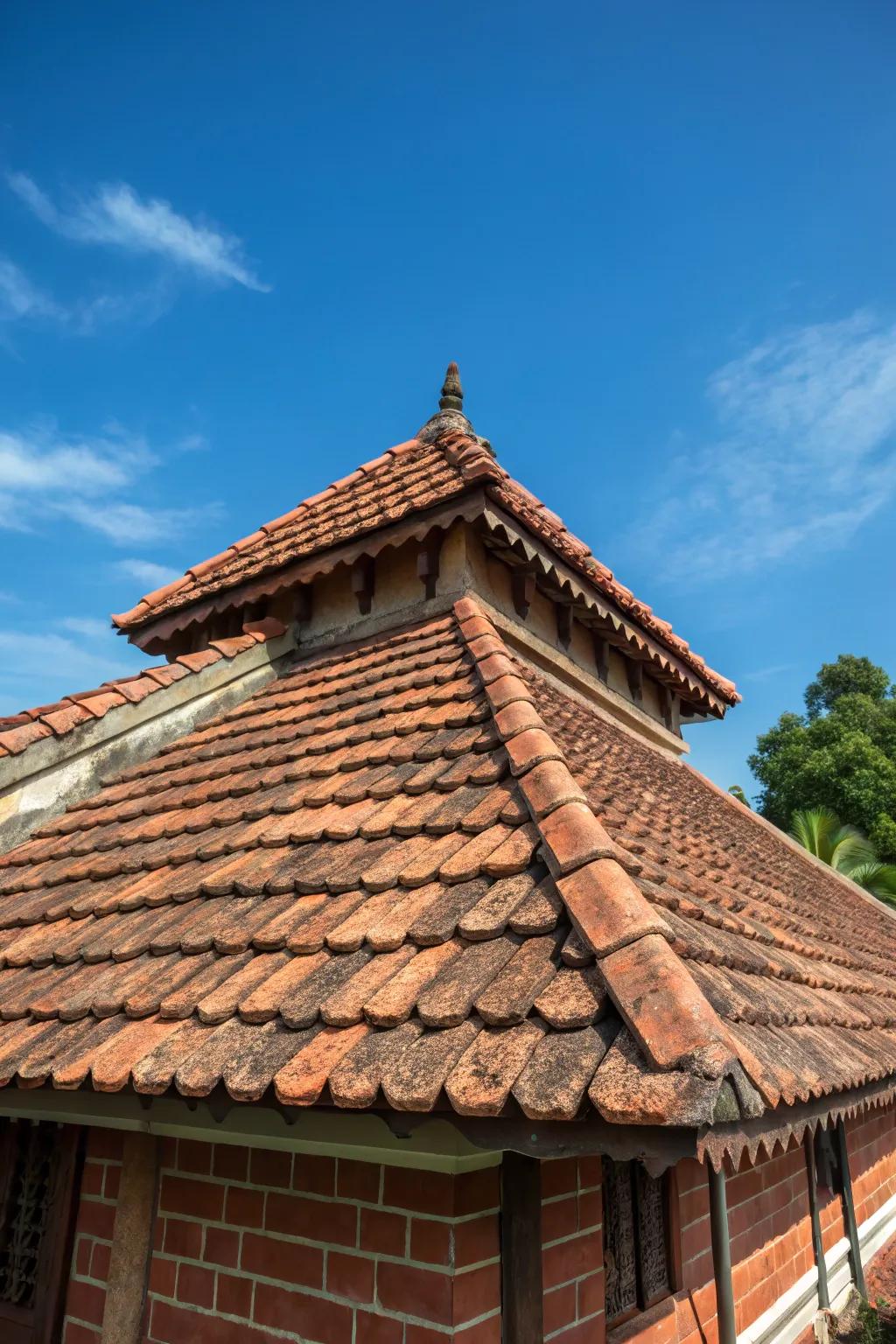 The Madras roof brings traditional elegance to modern homes.