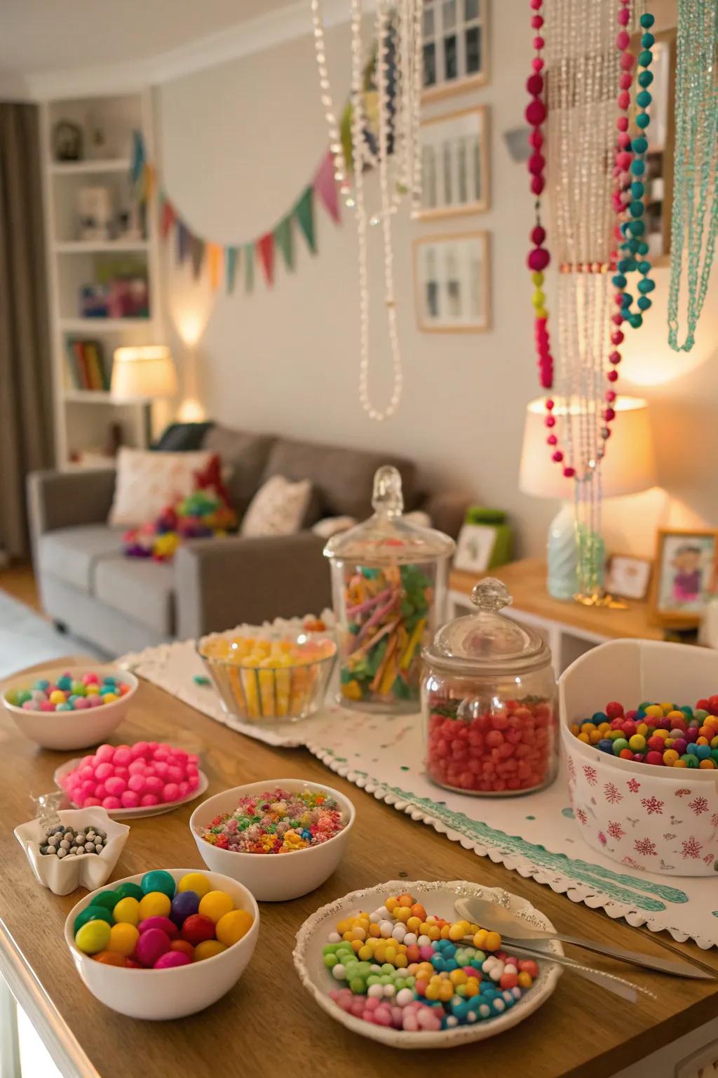 DIY candy crafts adding a fun, interactive twist