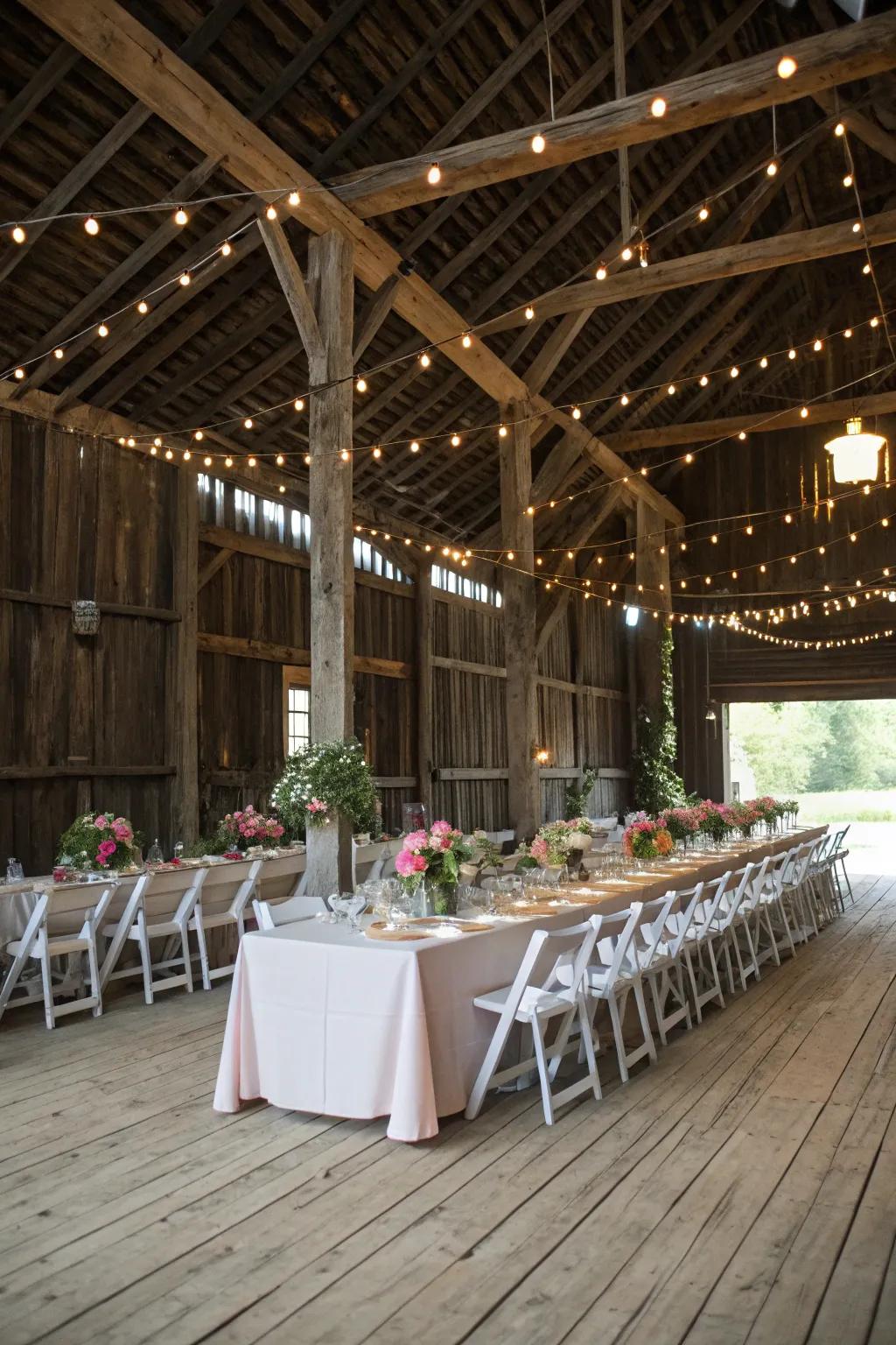 Consider alternative venues for a unique reception.