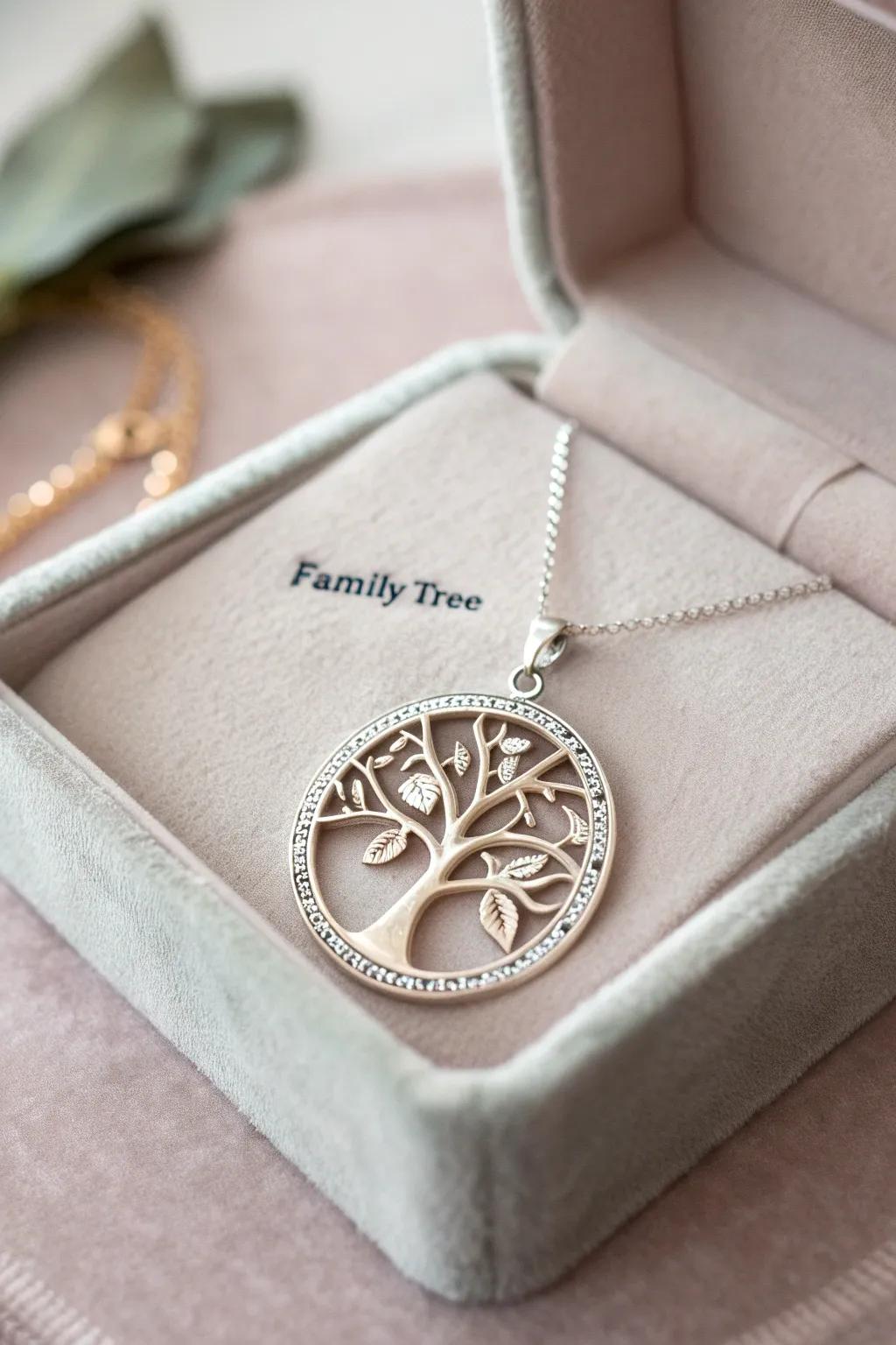 Personalized necklaces are a wearable tribute to family.