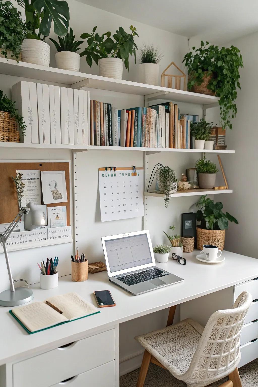 An organized design promotes efficiency and calm.