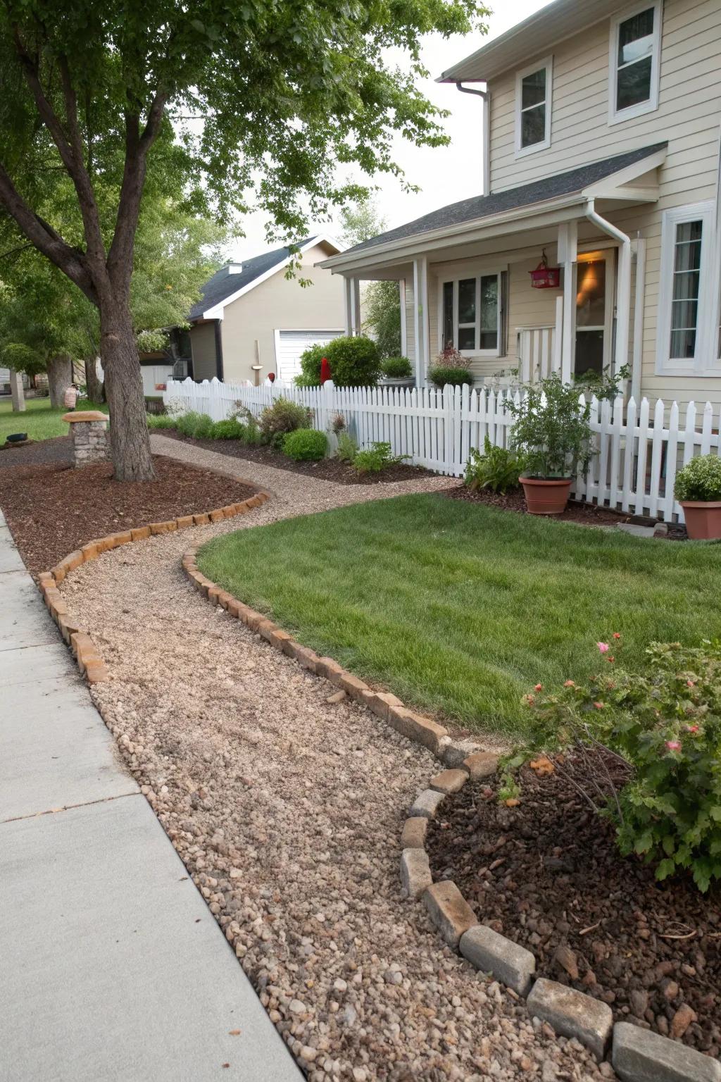 Mulch and gravel offer practical and aesthetic benefits for your yard.