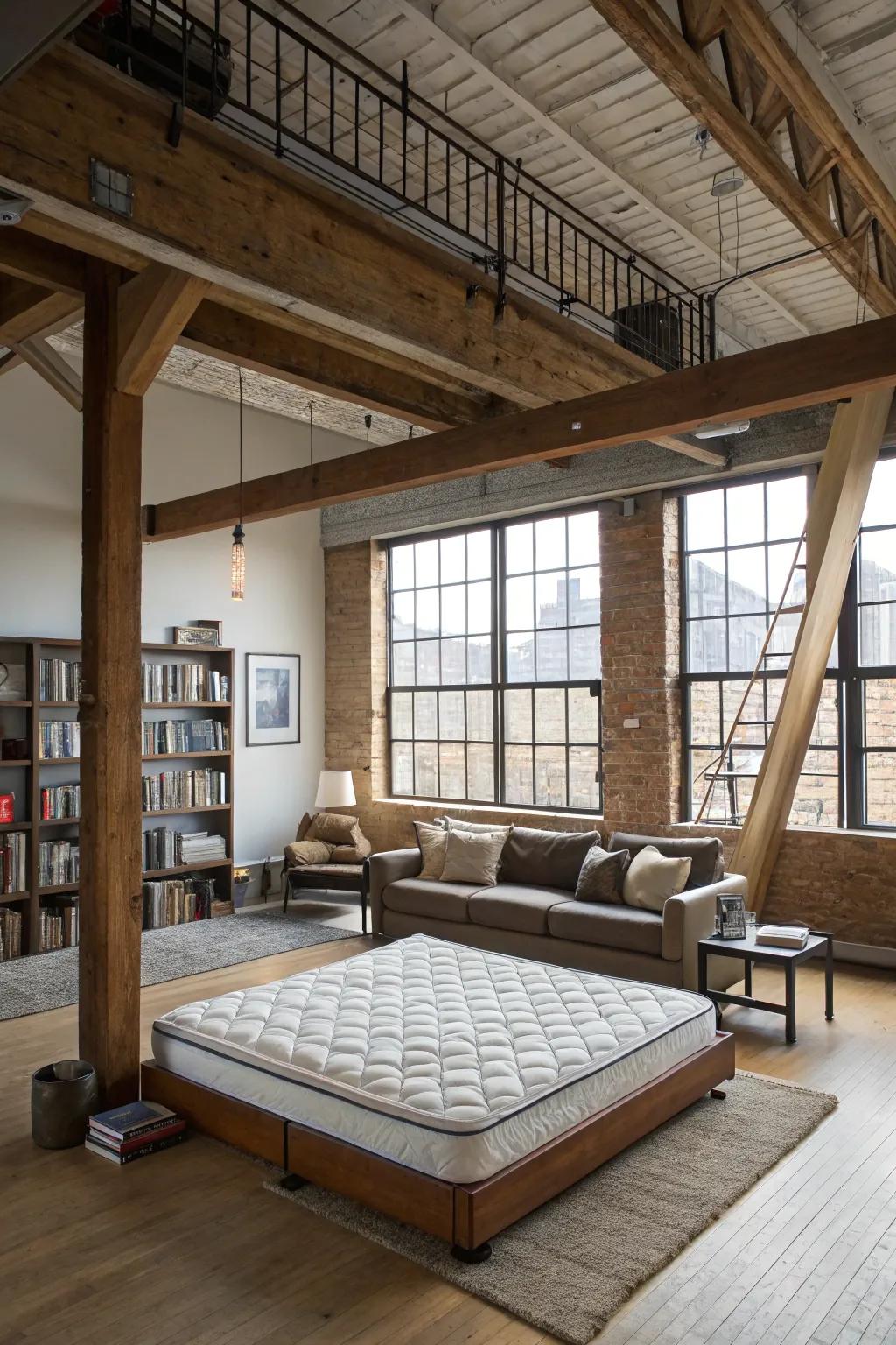 Elevate your living space with a stylish loft design.