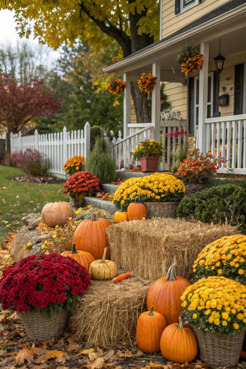 A harmonious blend of harvest and Halloween.