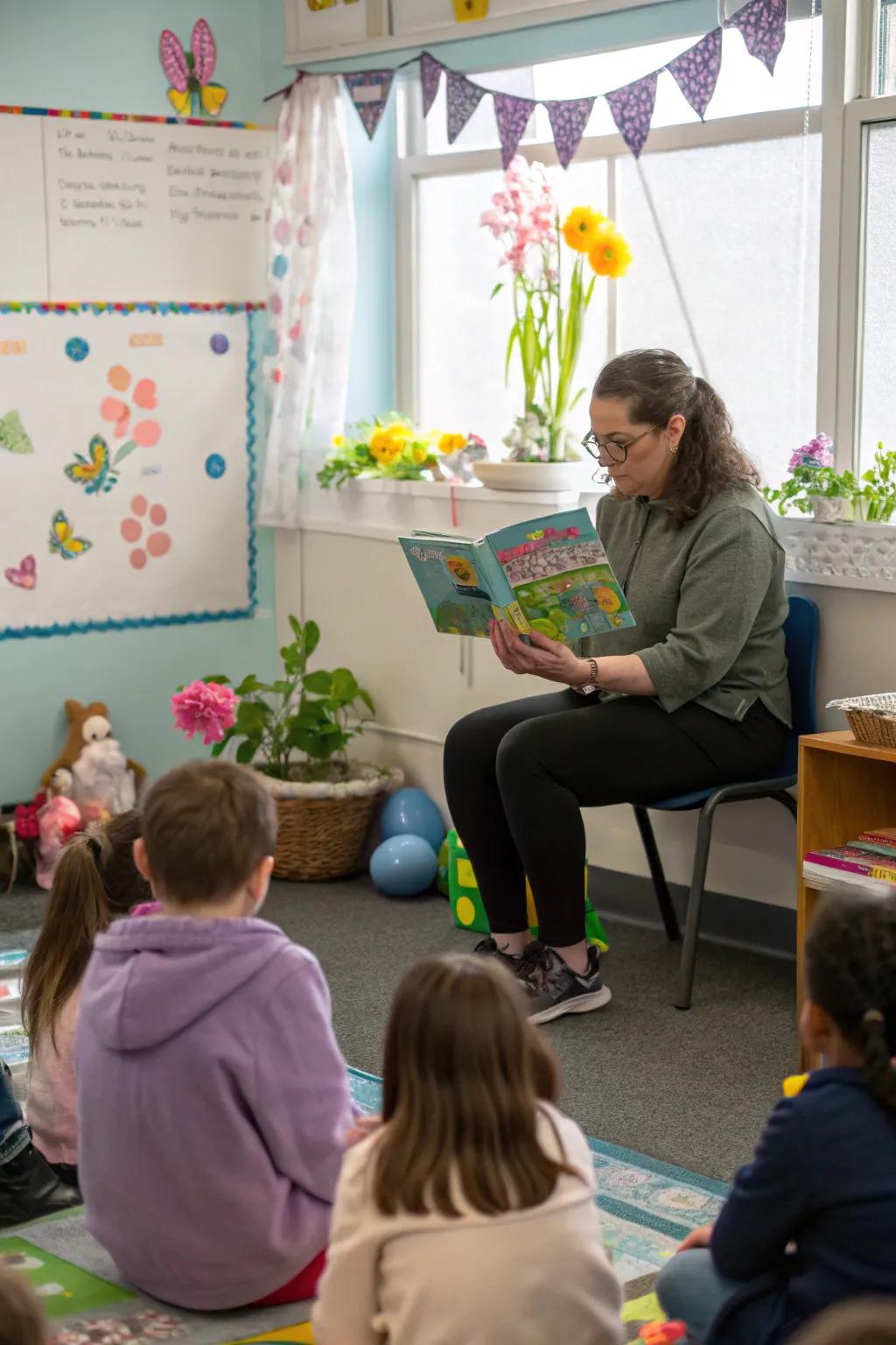 Engaging kids with an interactive story time