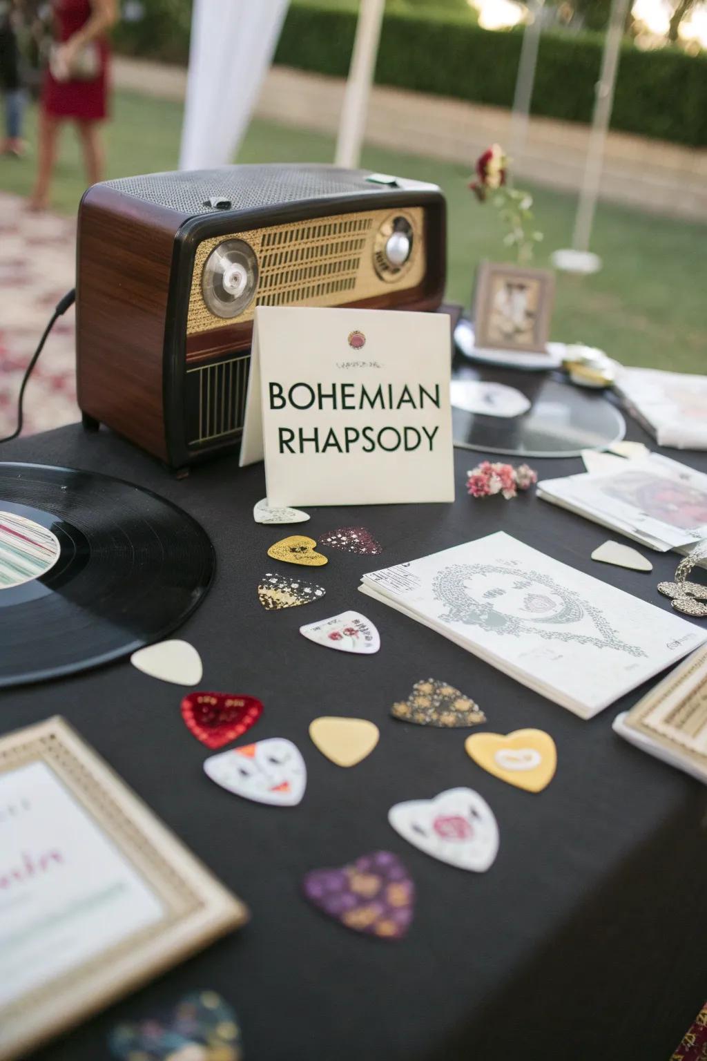 Music-themed table names resonate with harmony and nostalgia.