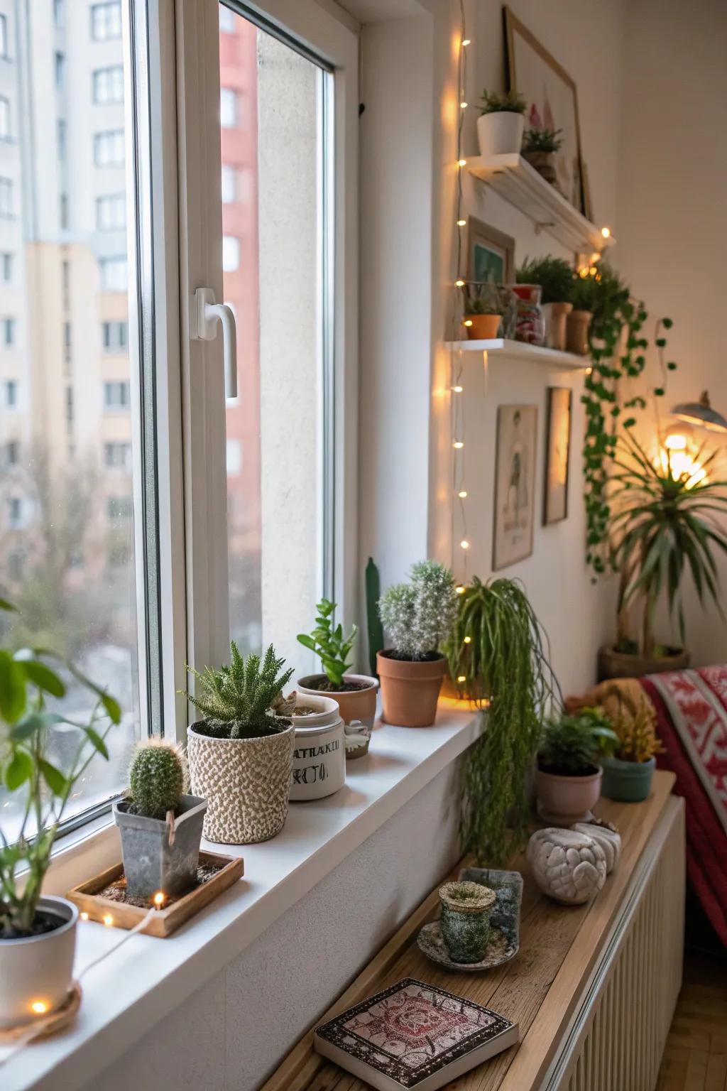 Windowsills: the perfect perch for your favorite knickknacks.