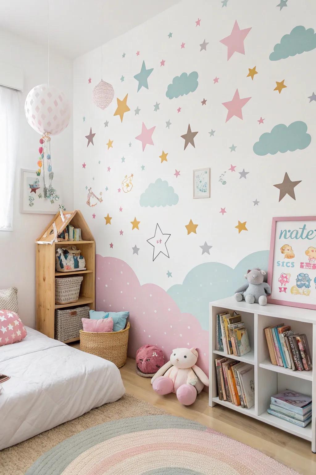 Wall decals add a magical touch to any space.