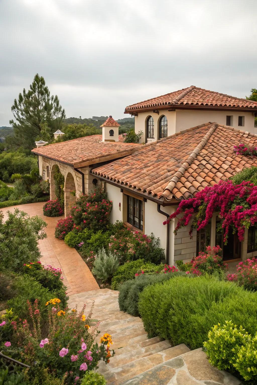 Terracotta tiles add warmth and timeless beauty to any home.