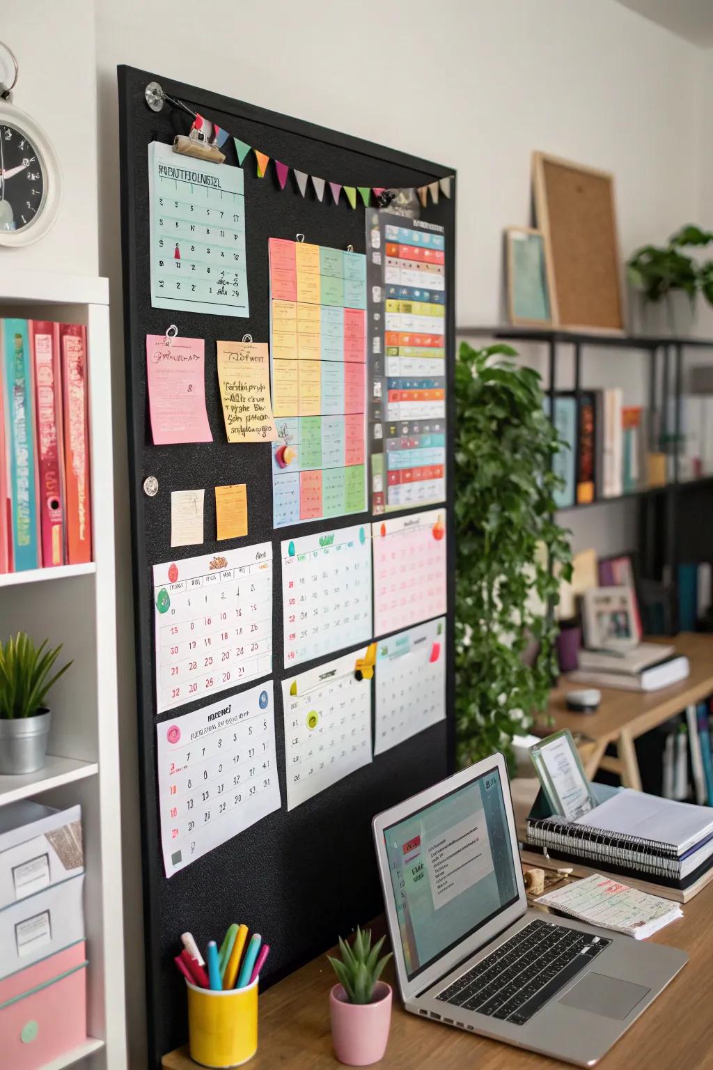 Keep life organized and stress-free with a functional bulletin board.