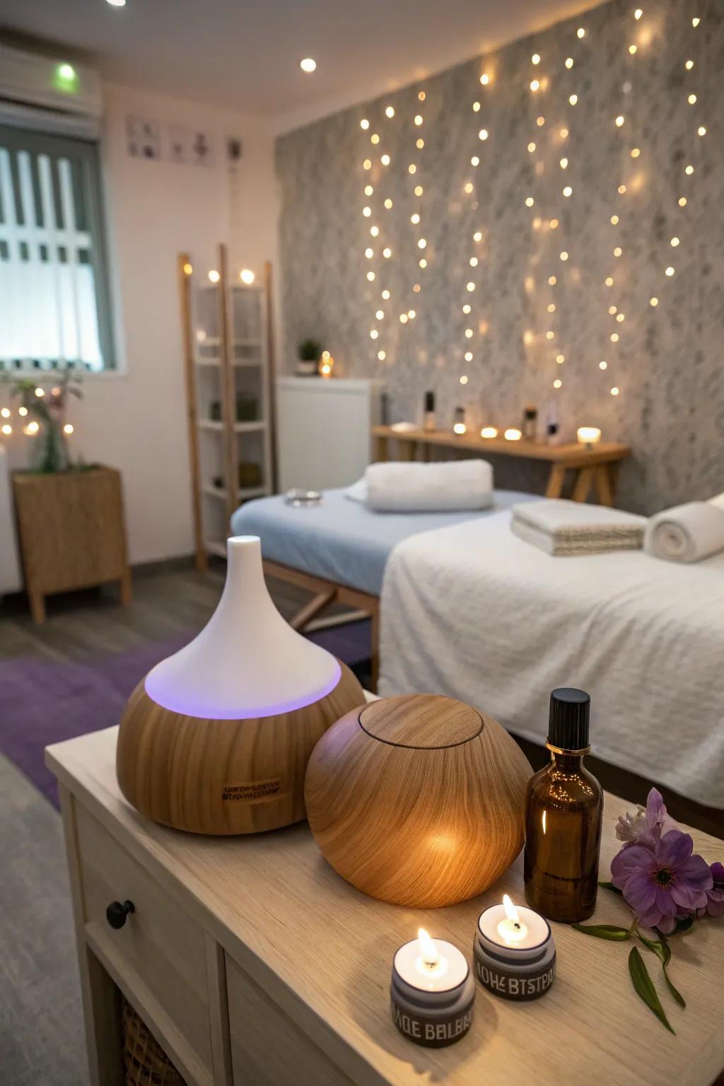 A multi-sensory experience enhances relaxation and rejuvenation.