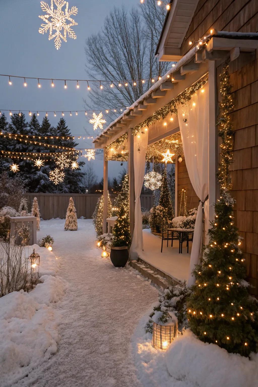 An enchanting winter wonderland for outdoor fun.