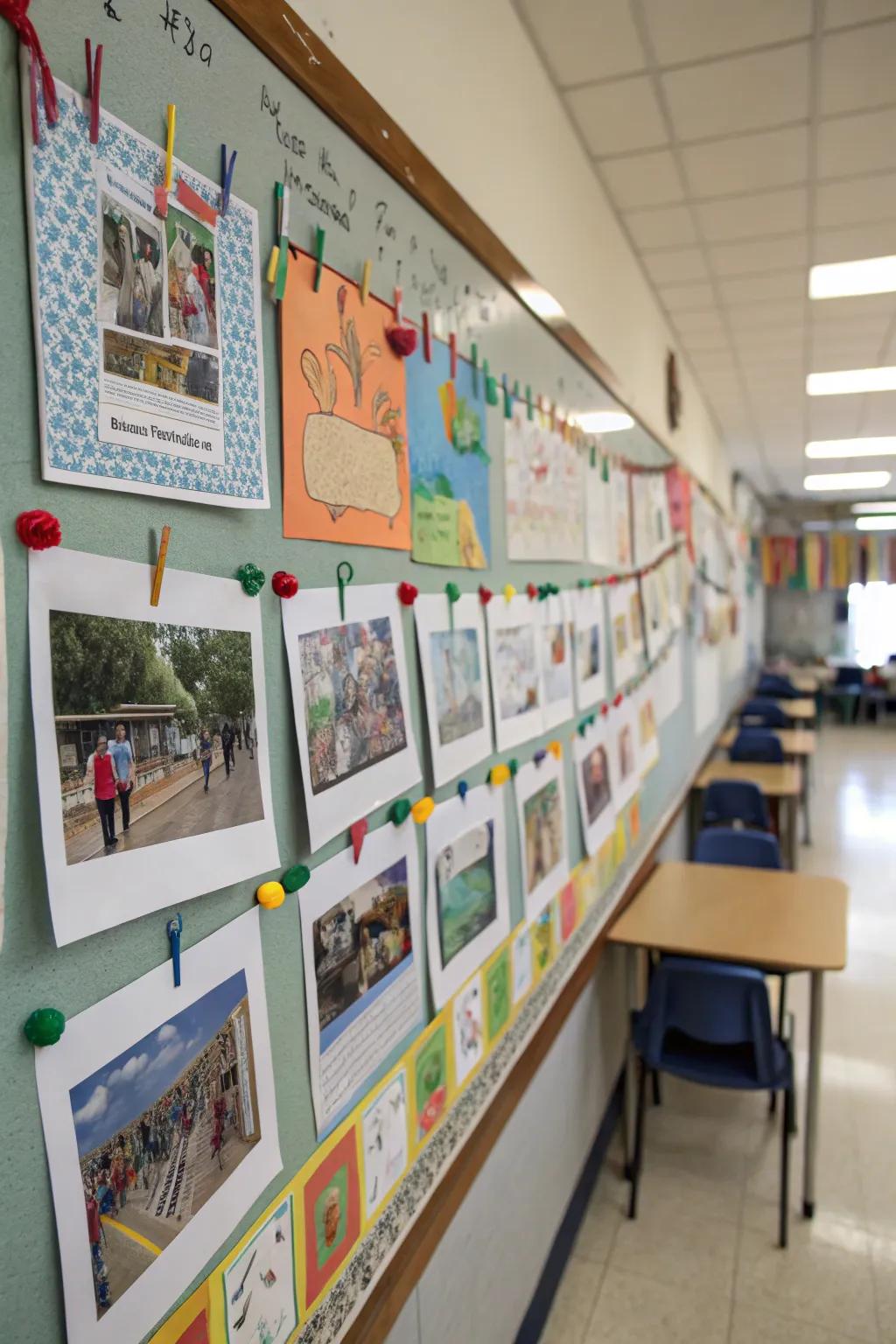 A visual timeline of the year's memories displayed beautifully.