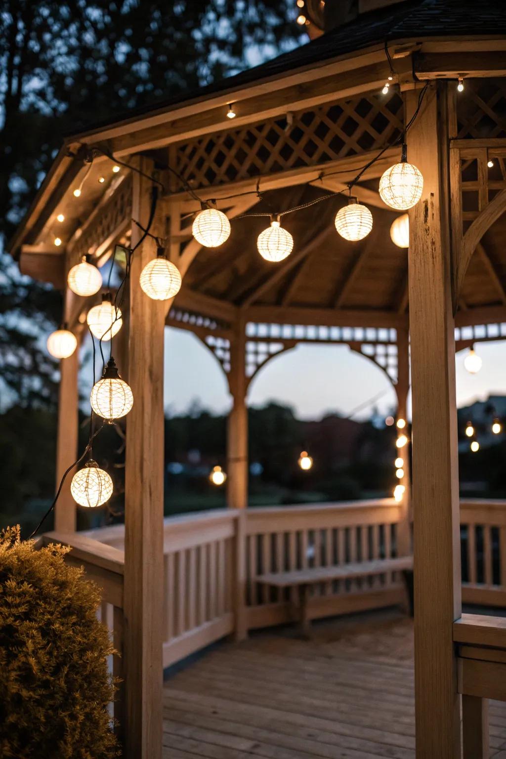 Globe lights offer a playful yet elegant lighting solution.