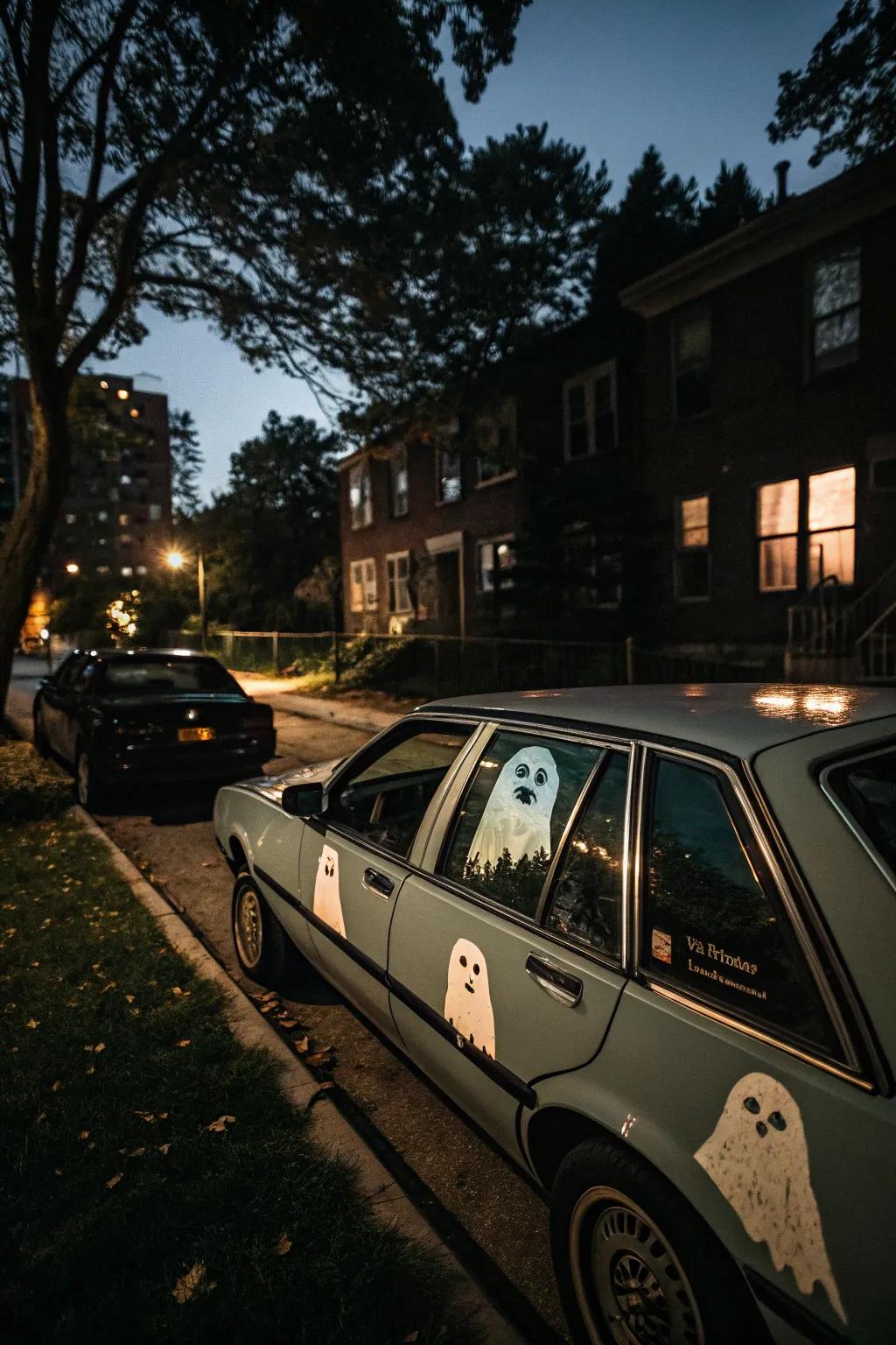 Ghost decals transform your vehicle into a spectral sight.