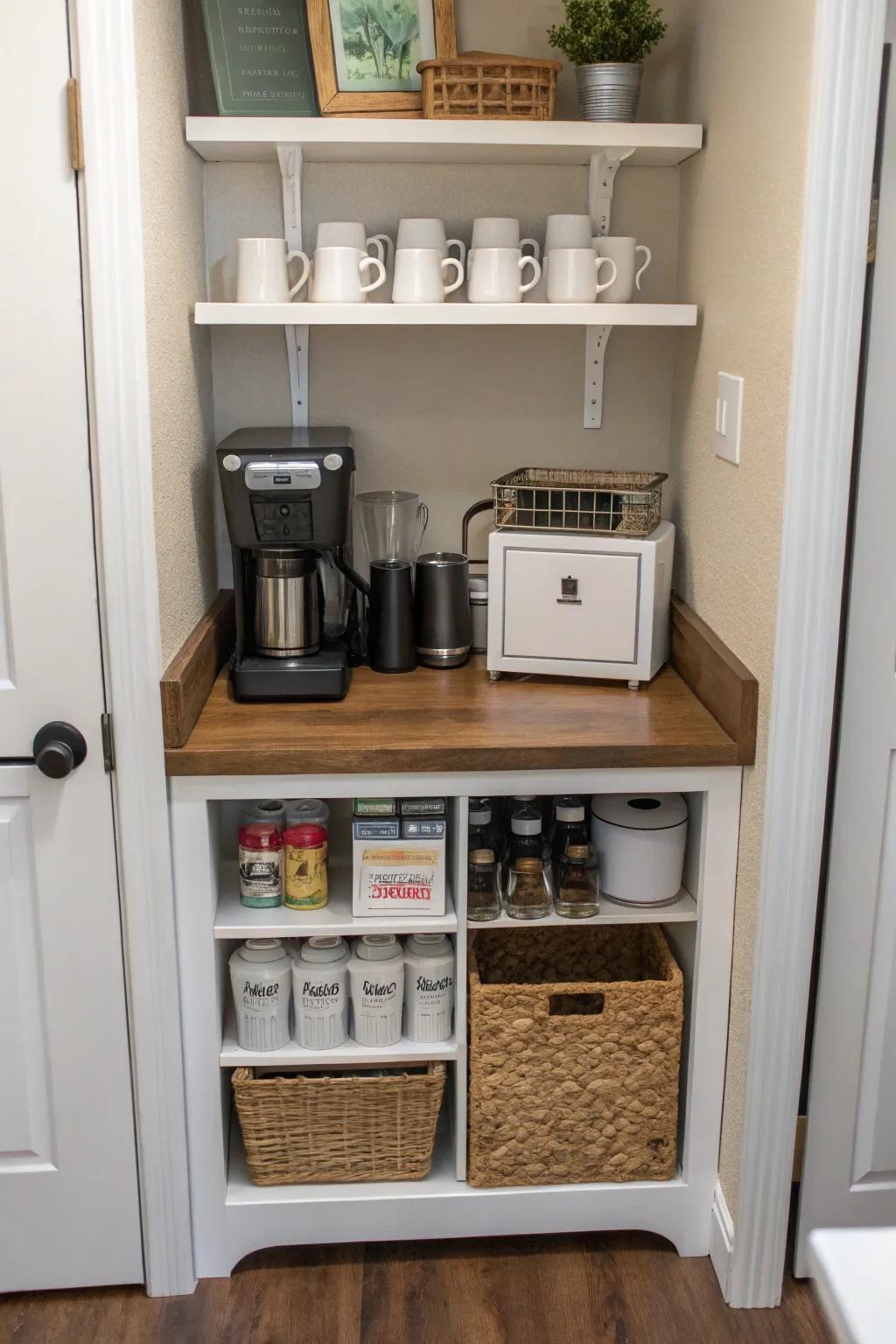 A compact design proves that size isn't everything when it comes to coffee bars.
